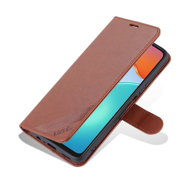 For Honor Play 30 Plus AZNS Sheepskin Texture Flip Leather Phone Case