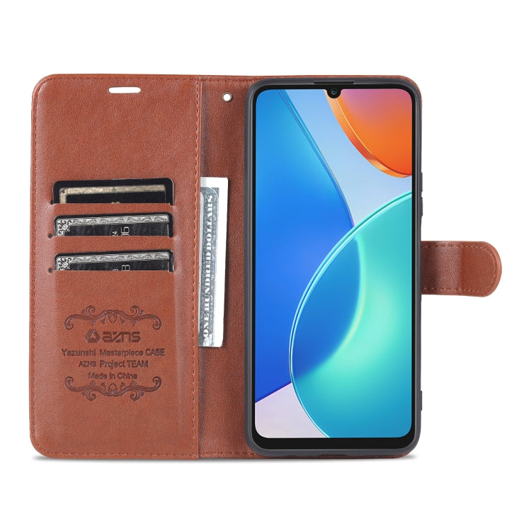 For Honor Play 30 Plus AZNS Sheepskin Texture Flip Leather Phone Case