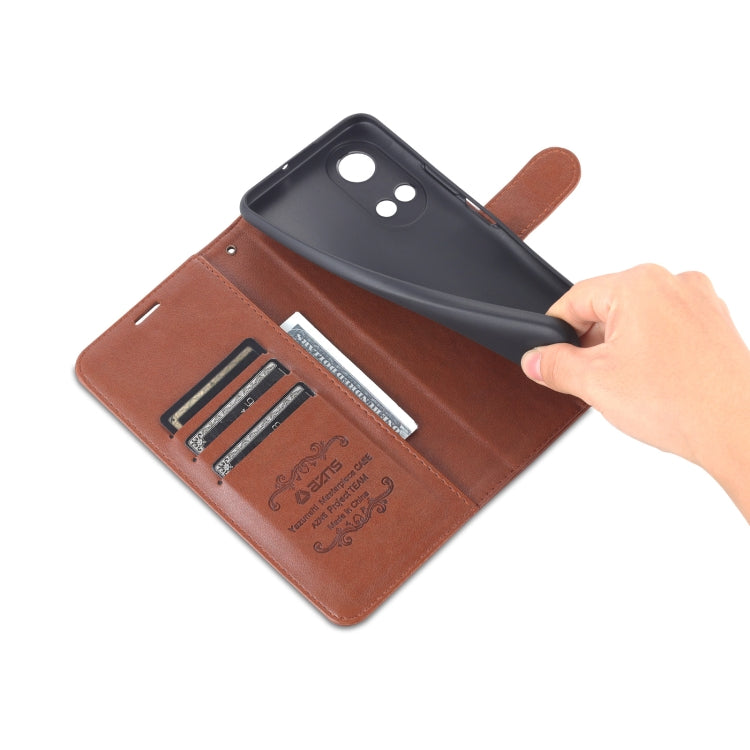 For Honor Play 30 Plus AZNS Sheepskin Texture Flip Leather Phone Case