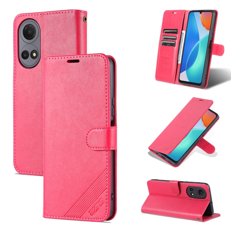 For Honor Play 30 Plus AZNS Sheepskin Texture Flip Leather Phone Case