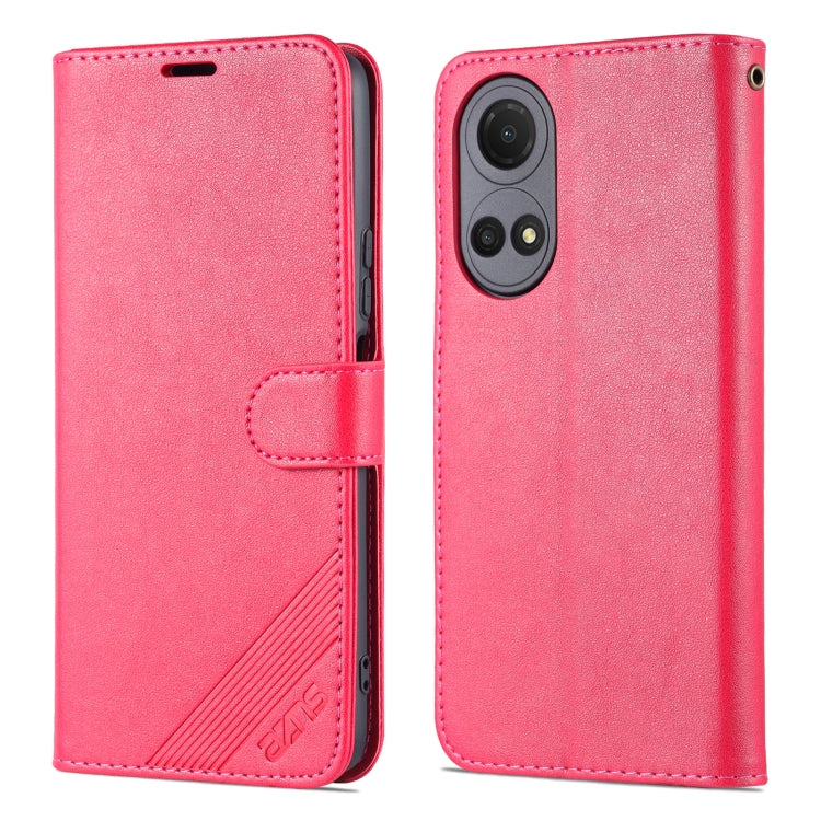 For Honor Play 30 Plus AZNS Sheepskin Texture Flip Leather Phone Case