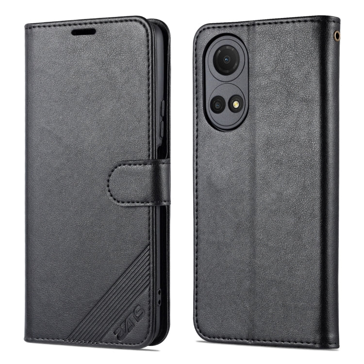 For Honor Play 30 Plus AZNS Sheepskin Texture Flip Leather Phone Case