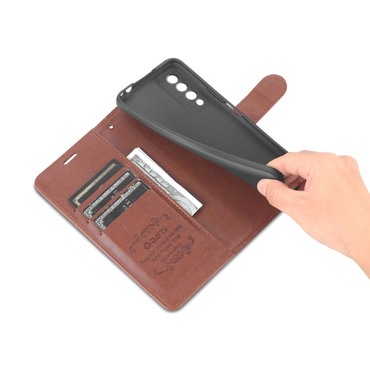 For Huawei Maimang 10 AZNS Sheepskin Texture Flip Leather Phone Case