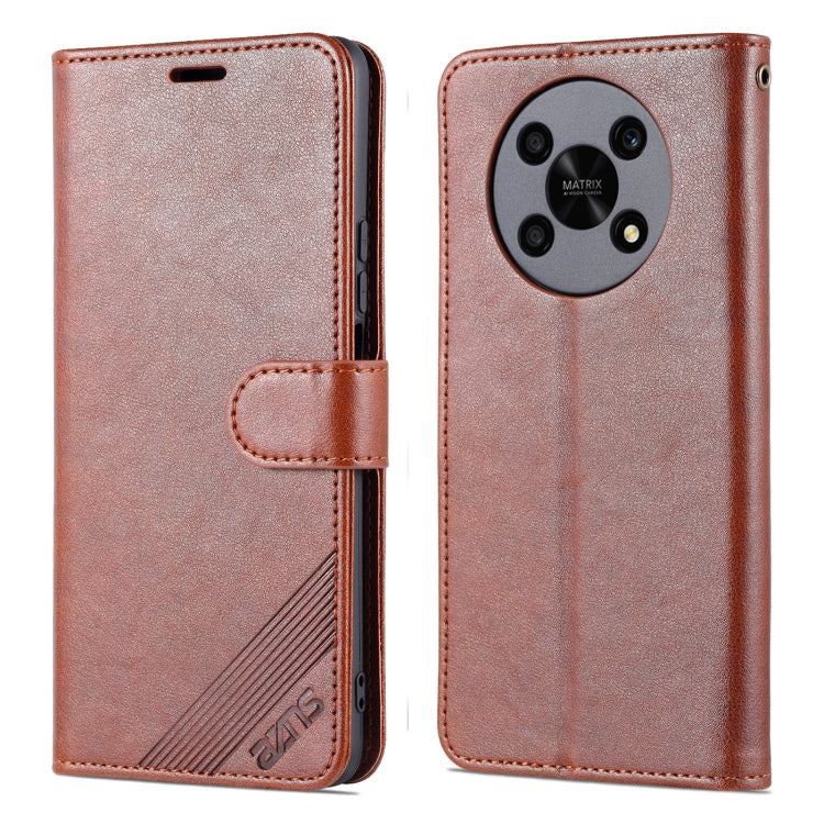For Honor X30 AZNS Sheepskin Texture Flip Leather Phone Case