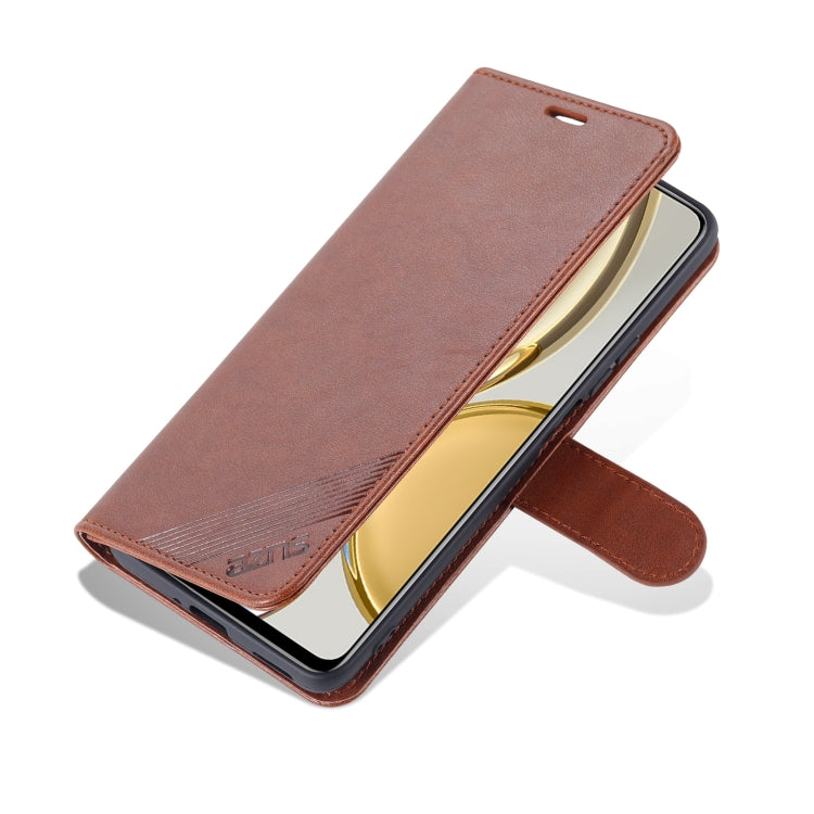For Honor X30 AZNS Sheepskin Texture Flip Leather Phone Case