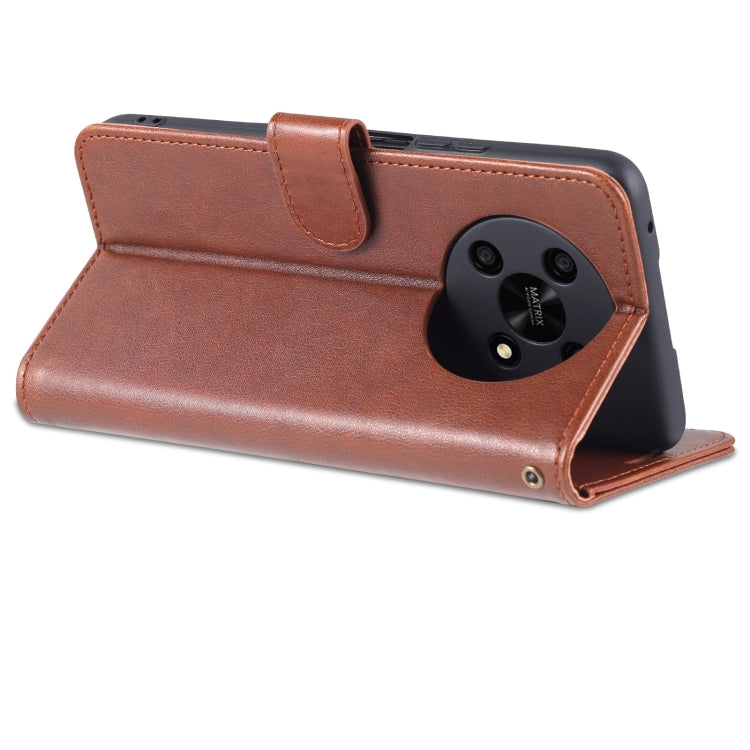 For Honor X30 AZNS Sheepskin Texture Flip Leather Phone Case