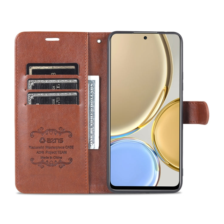 For Honor X30 AZNS Sheepskin Texture Flip Leather Phone Case