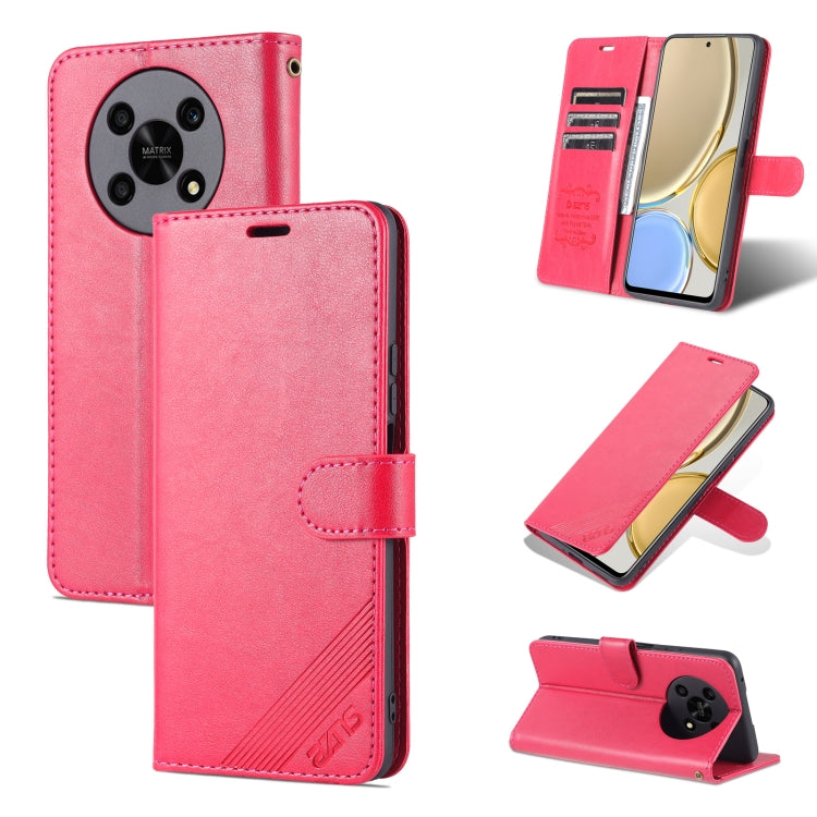 For Honor X30 AZNS Sheepskin Texture Flip Leather Phone Case