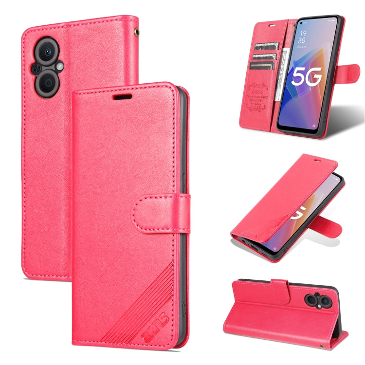 For OnePlus Nord N20 5G AZNS Sheepskin Texture Flip Leather Phone Case