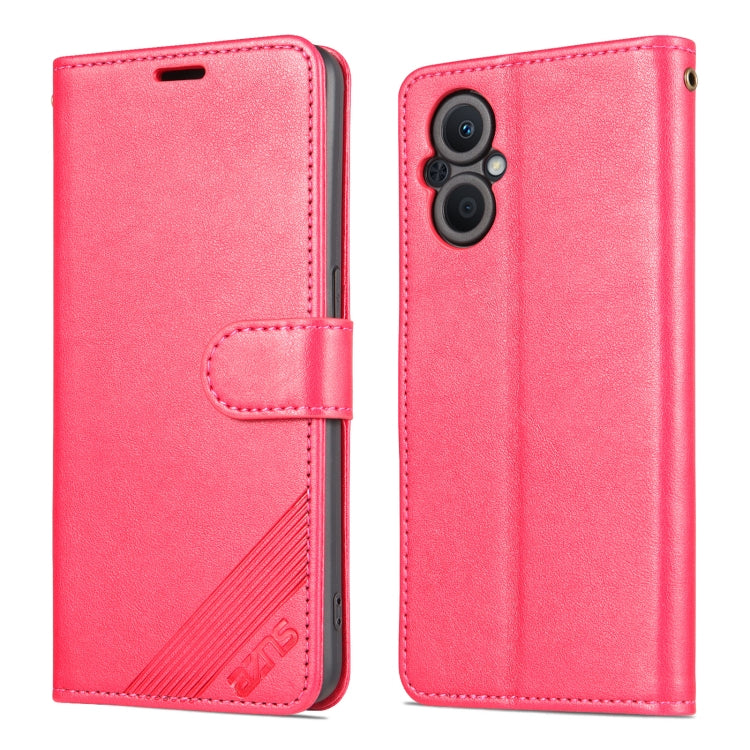 For OnePlus Nord N20 5G AZNS Sheepskin Texture Flip Leather Phone Case