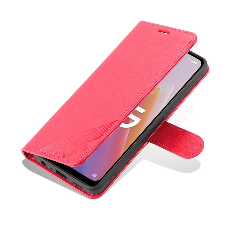For OnePlus Nord N20 5G AZNS Sheepskin Texture Flip Leather Phone Case