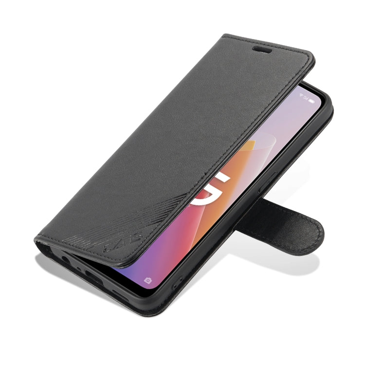 For OnePlus Nord N20 5G AZNS Sheepskin Texture Flip Leather Phone Case