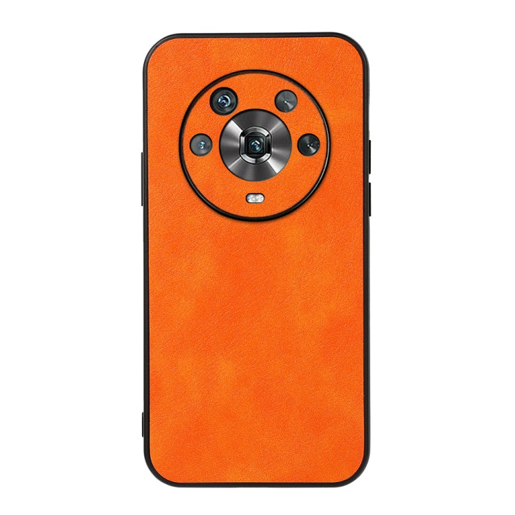 For Honor Magic4 Two-color Litchi Texture PU Phone Case