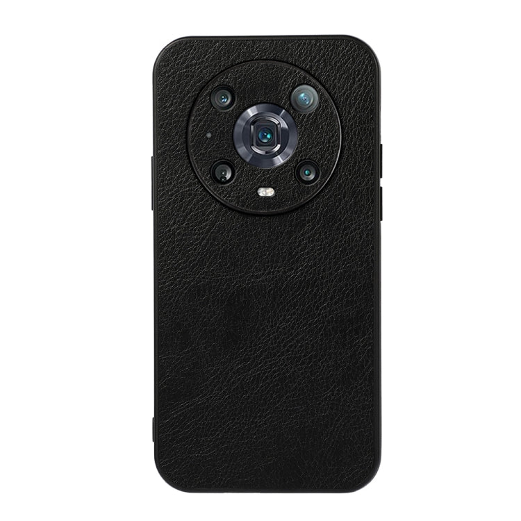 For Honor Magic4 Pro Two-color Litchi Texture PU Phone Case
