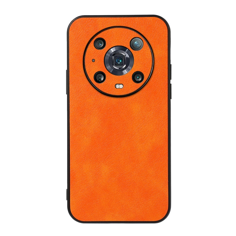 For Honor Magic4 Pro Two-color Litchi Texture PU Phone Case