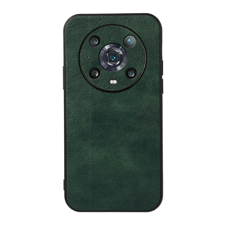 For Honor Magic4 Pro Two-color Litchi Texture PU Phone Case