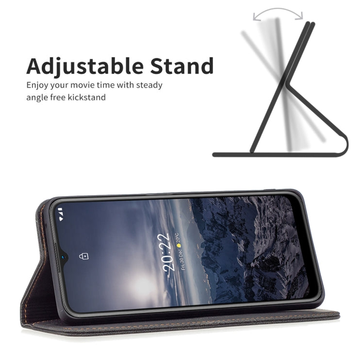 For Nokia G21 / G11 Magnetic RFID Blocking Anti-Theft Leather Phone Case