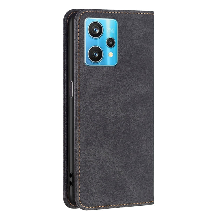 For OPPO Realme 9 Pro+ Magnetic RFID Blocking Anti-Theft Leather Phone Case