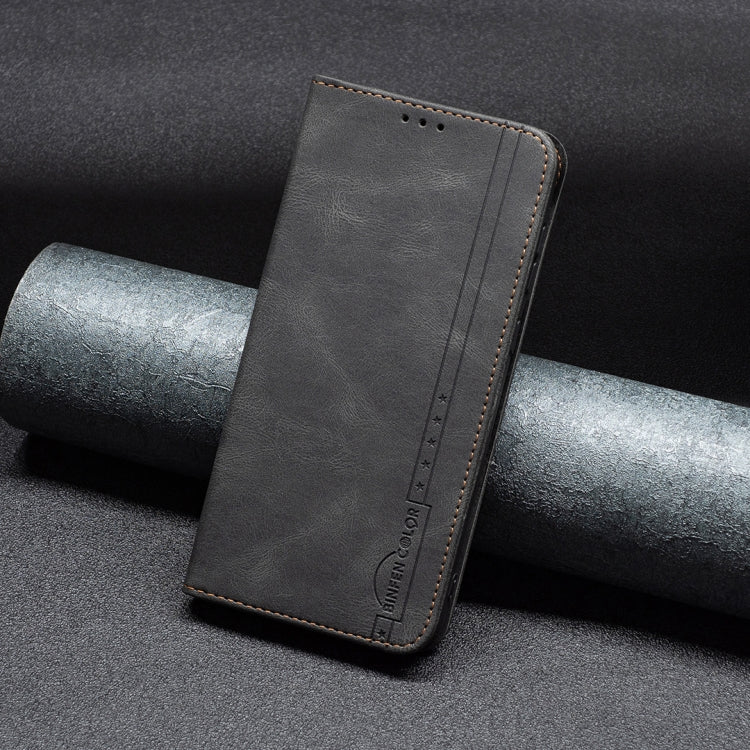 For Xiaomi Redmi Note 11 International Version Magnetic RFID Blocking Anti-Theft Leather Phone Case