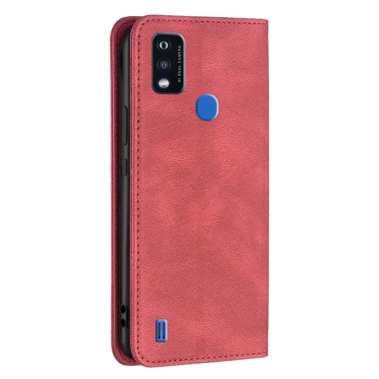 For ZTE Blade A51 Magnetic RFID Blocking Anti-Theft Leather Phone Case