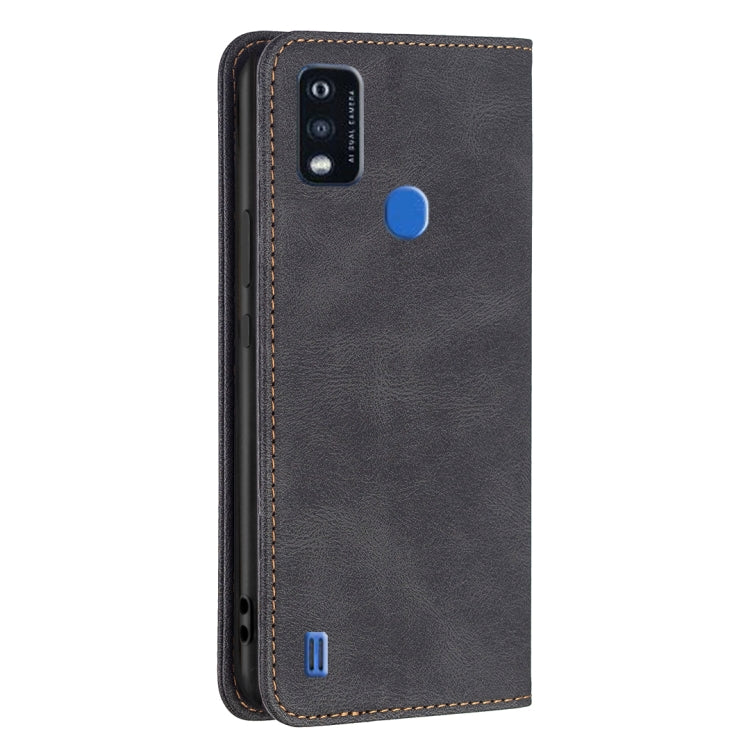 For ZTE Blade A51 Magnetic RFID Blocking Anti-Theft Leather Phone Case