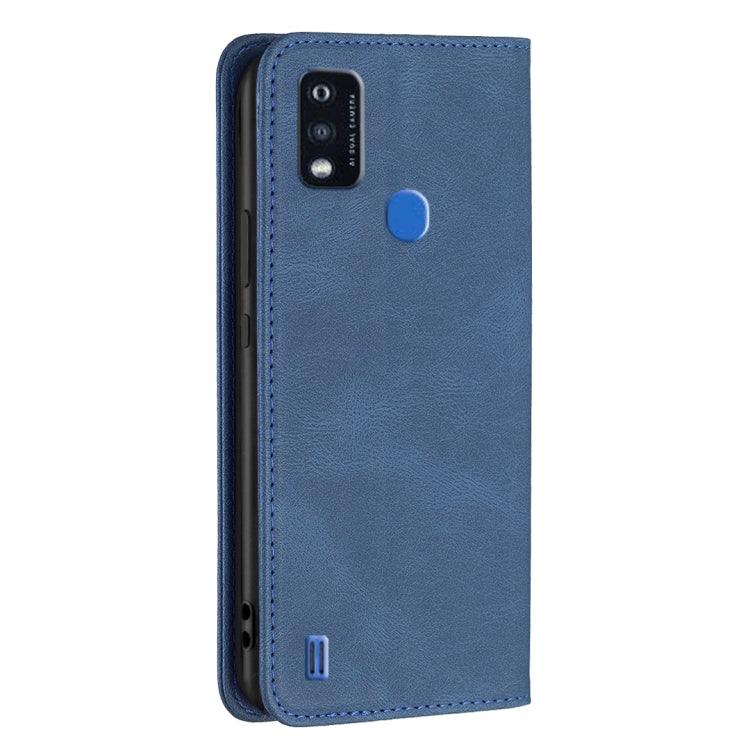 For ZTE Blade A51 Magnetic RFID Blocking Anti-Theft Leather Phone Case