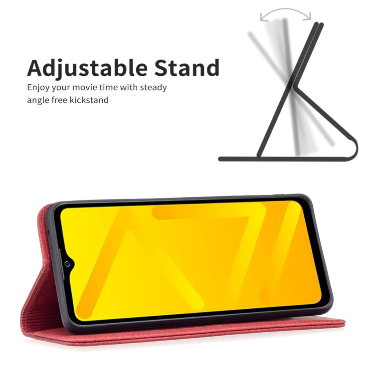 For ZTE Blade A71 Magnetic RFID Blocking Anti-Theft Leather Phone Case
