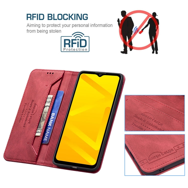For ZTE Blade A71 Magnetic RFID Blocking Anti-Theft Leather Phone Case