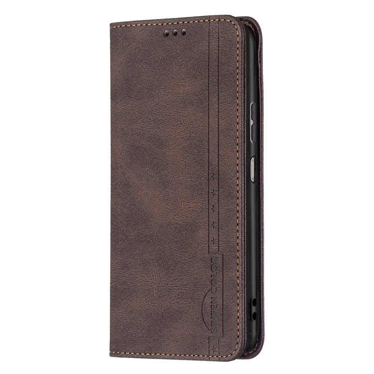 For ZTE Blade A71 Magnetic RFID Blocking Anti-Theft Leather Phone Case