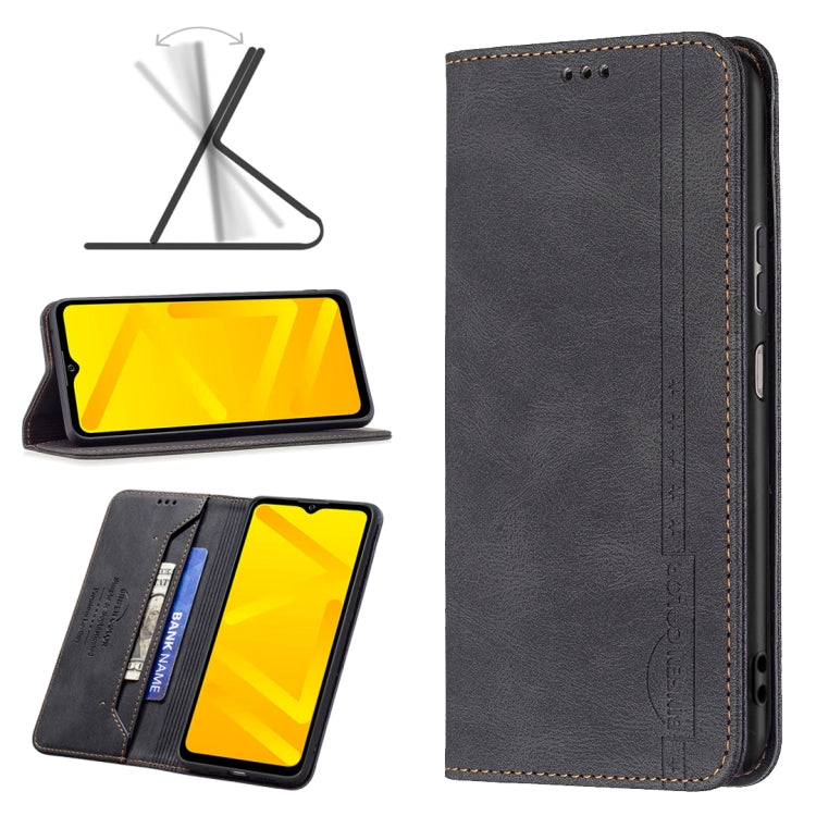 For ZTE Blade A71 Magnetic RFID Blocking Anti-Theft Leather Phone Case