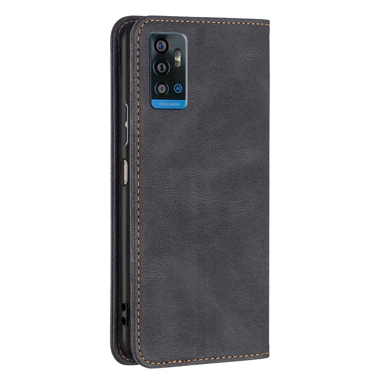 For ZTE Blade A71 Magnetic RFID Blocking Anti-Theft Leather Phone Case