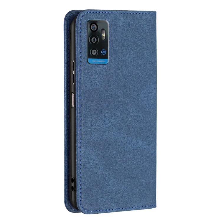 For ZTE Blade A71 Magnetic RFID Blocking Anti-Theft Leather Phone Case