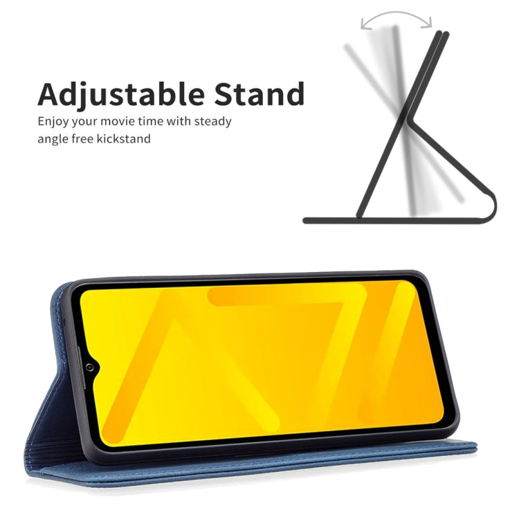 For ZTE Blade A71 Magnetic RFID Blocking Anti-Theft Leather Phone Case