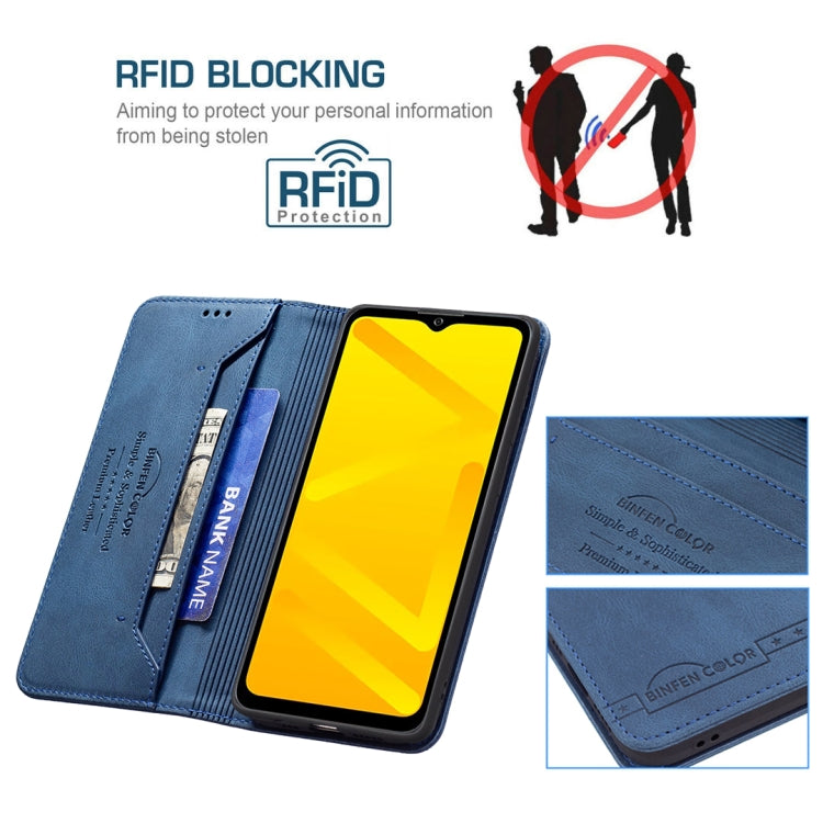 For ZTE Blade A71 Magnetic RFID Blocking Anti-Theft Leather Phone Case