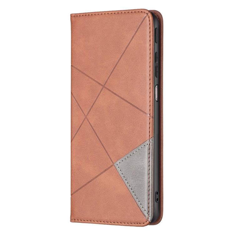 For Motorola Moto G31 / G41 Side Fingerprint Version Prismatic Invisible Magnetic Leather Phone Case