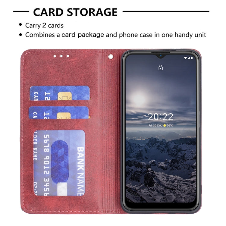 For Nokia G21 / G11 Prismatic Invisible Magnetic Leather Phone Case