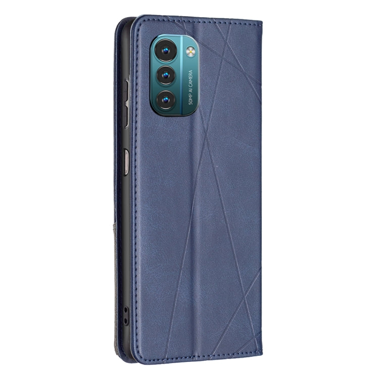 For Nokia G21 / G11 Prismatic Invisible Magnetic Leather Phone Case