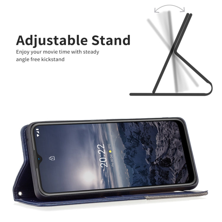 For Nokia G21 / G11 Prismatic Invisible Magnetic Leather Phone Case