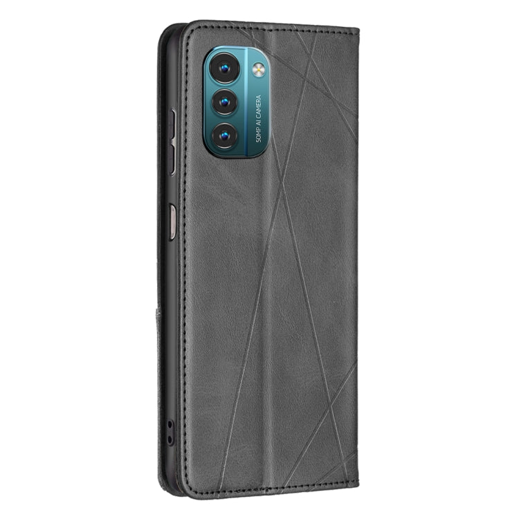 For Nokia G21 / G11 Prismatic Invisible Magnetic Leather Phone Case