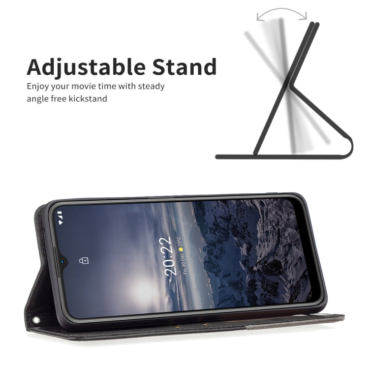 For Nokia G21 / G11 Prismatic Invisible Magnetic Leather Phone Case