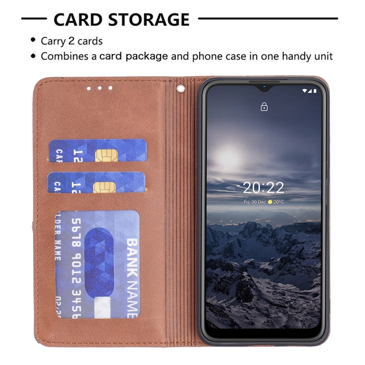 For Nokia G21 / G11 Prismatic Invisible Magnetic Leather Phone Case