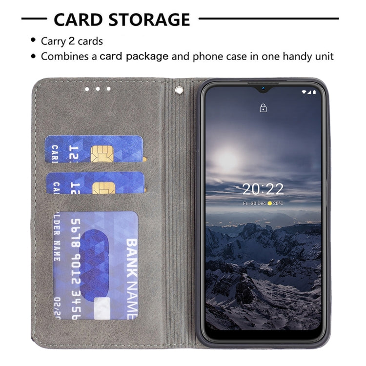 For Nokia G21 / G11 Prismatic Invisible Magnetic Leather Phone Case