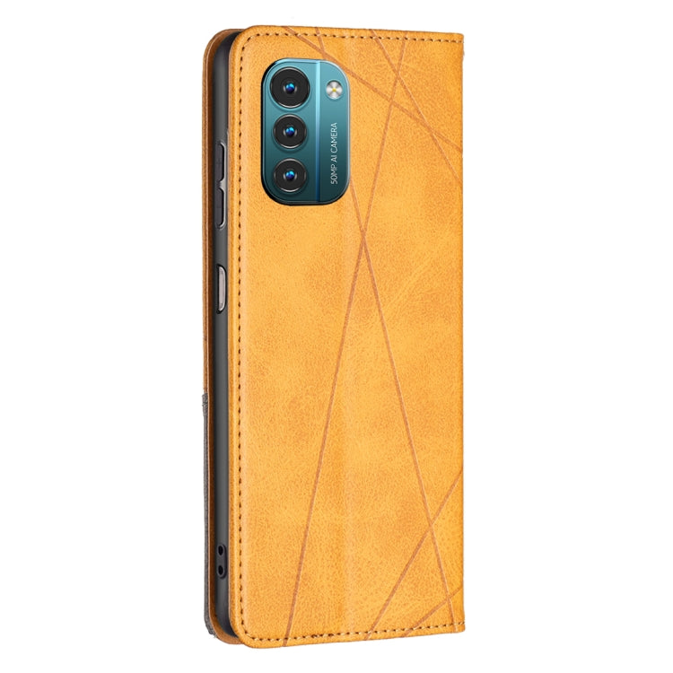 For Nokia G21 / G11 Prismatic Invisible Magnetic Leather Phone Case
