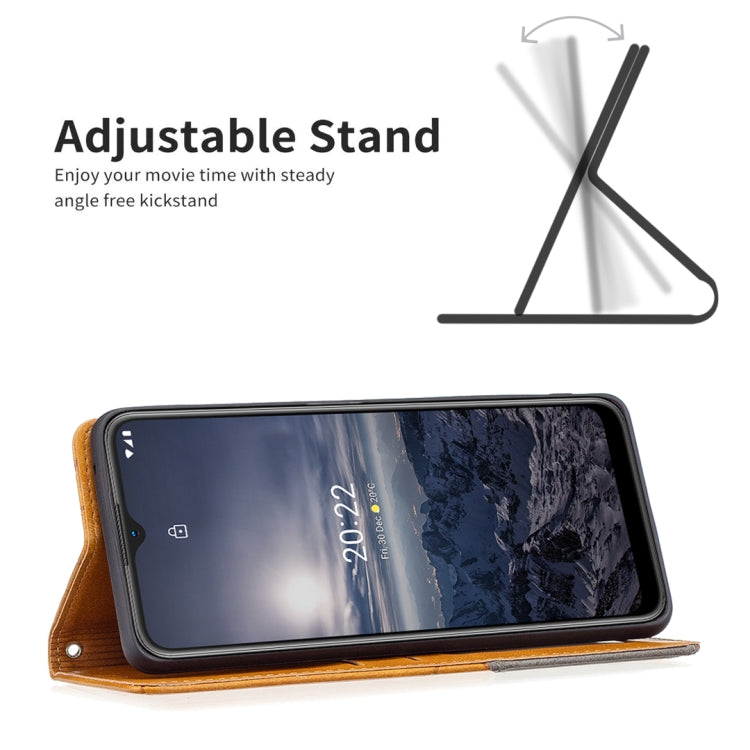 For Nokia G21 / G11 Prismatic Invisible Magnetic Leather Phone Case