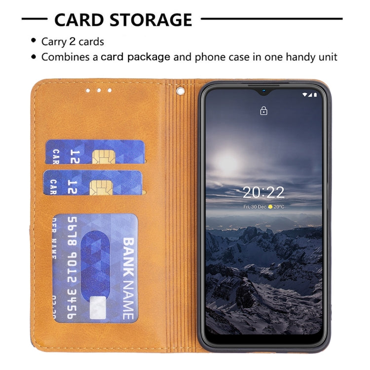 For Nokia G21 / G11 Prismatic Invisible Magnetic Leather Phone Case