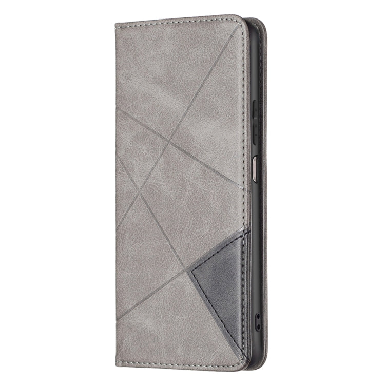 For Xiaomi Redmi Note 11 International Version Prismatic Invisible Magnetic Leather Phone Case