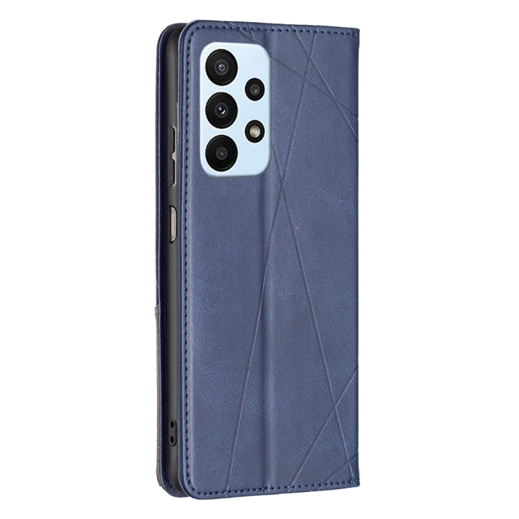 For Samsung Galaxy A23 5G Prismatic Invisible Magnetic Leather Phone Case