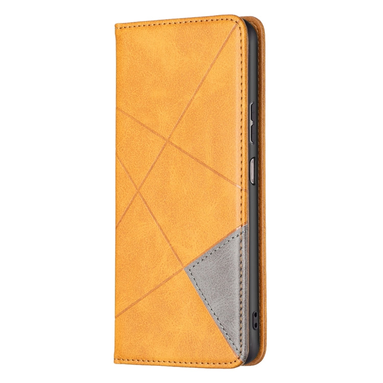 For ZTE Blade A71 Prismatic Invisible Magnetic Leather Phone Case