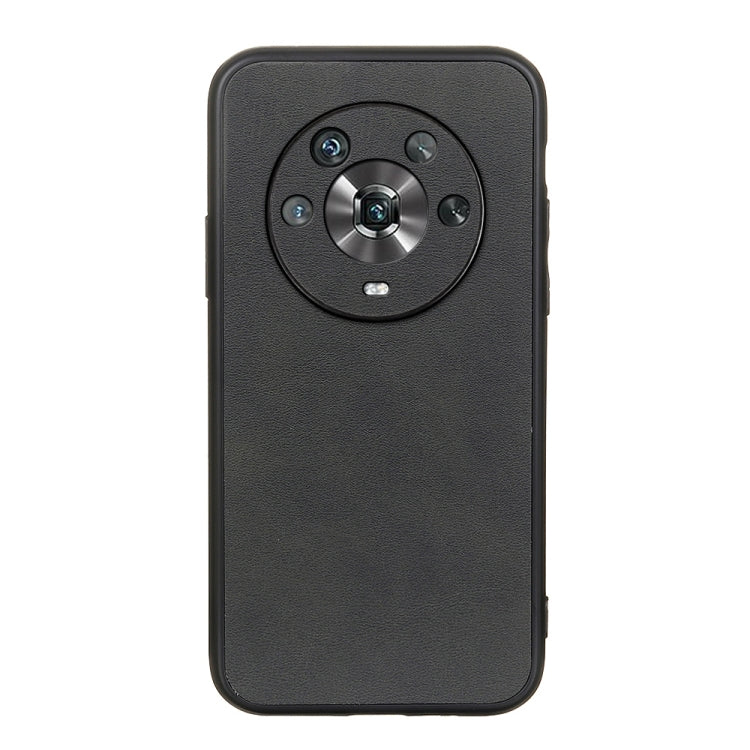 For Honor Magic4 Two-color Calf Texture PU Phone Case