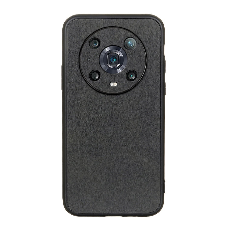 For Honor Magic4 Pro Two-color Calf Texture PU Phone Case